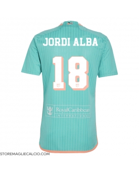Inter Miami Jordi Alba #18 Maglia Gara Terza Repliche 2024-25